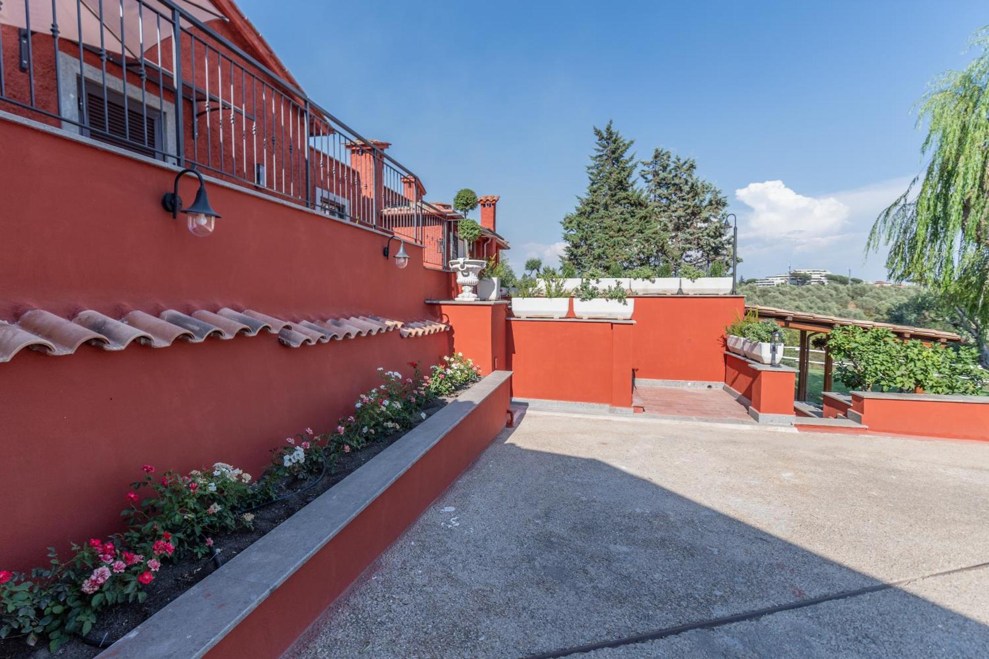 La Villetta Nel Parco La Giustiniana Bagian luar foto