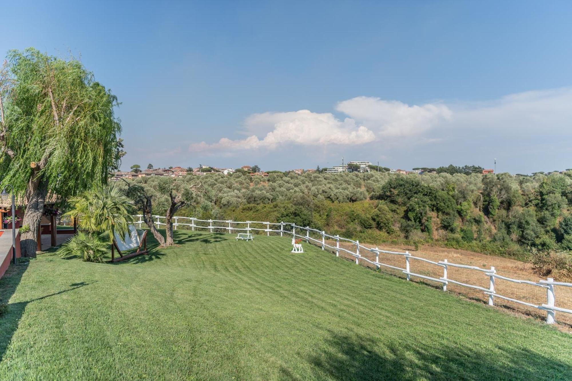 La Villetta Nel Parco La Giustiniana Bagian luar foto